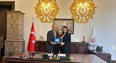 Başkan Turhan Altıntel'den Başkan Av. Filiz Gencan Akın’a Nezaket Ziyareti
