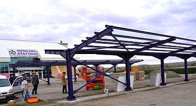 Belediyemizden Çevre Dostu Adım: Carport Modeli GES Kurulumu Başladı
