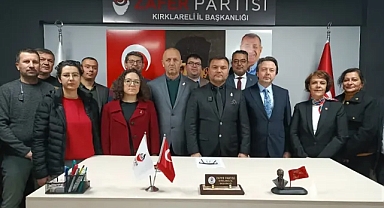 CHP Kırklareli Örgütü'nden Zafer Partisine Destek Ziyareti