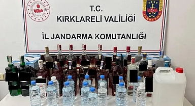 Kırklareli’de 40 Litre Kaçak Alkol ve 126 Adet Sentetik Ecza Ele Geçirildi