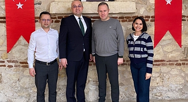 Kırklareli Şube Müdürü’nden TSO Başkanı Soner Ilık’a Ziyaret