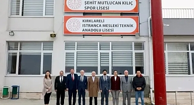 Kırklareli Valisi Uğur Turan Eğitime ve Sanayiye Yönelik Ziyaretlere Devam Ediyor