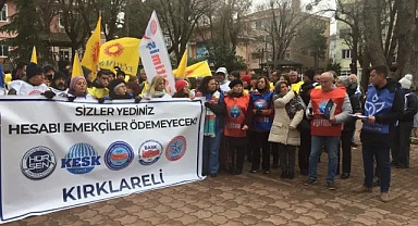 Şevket Dingiloğlu Parkı'nda Kamu Emekçileri Hakkını Aradı
