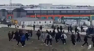 Tekirdağ'da lise öğrencilerinin kavgası kamerada