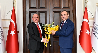 Tekirdağspor Yeni Başkanı Vali Soytürk’ü Ziyaret Etti