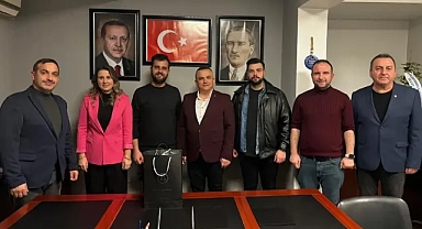 Başkan İbrahim Ari'den Gençlik Kolları Başkanına Hayırlı Olsun Ziyareti