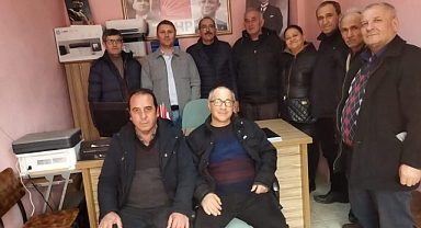 Başkan Levent Şenol'dan CHP Yeni İlçe Başkanına Tebrik Ziyareti