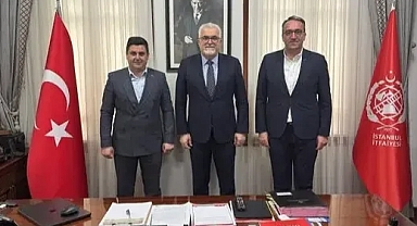 Başkan Özen ve Altıntaş'tan İBB İtfaiye Daire Başkanı Albayrak'a Ziyaret