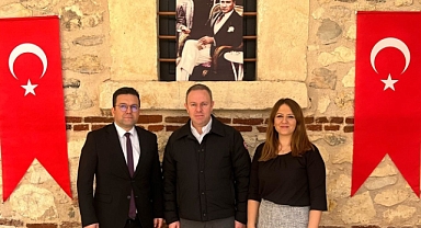Başkan Soner Ilık, Denizbank Müdürü Mehmet Kel’i Ağırladı