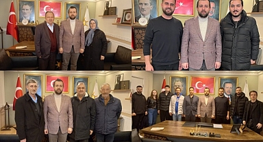 Başkan Yunus Ercan Dağtaş'a Ziyaretçi Akını