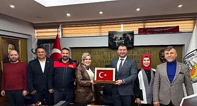 Bem-Bir-Sen Heyetinden Babaeski Belediye Başkanı Dr. Fırat Yayla'ya Ziyaret