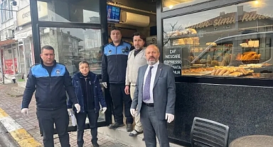Büyükkarıştıran Belediyesi Fırınlarda Denetim Yaptı; Başkan Çamlıca Denetimlere Bizzat Katıldı