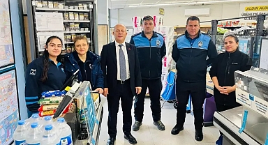 Büyükkarıştıran Belediyesi Zabıta Ekiplerinden Market Denetimi