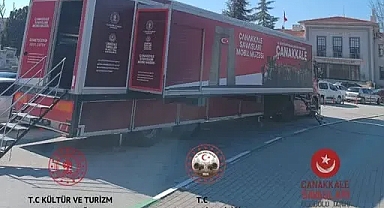 Çanakkale Savaşları Mobil Müzesi Kırklareli’nde 