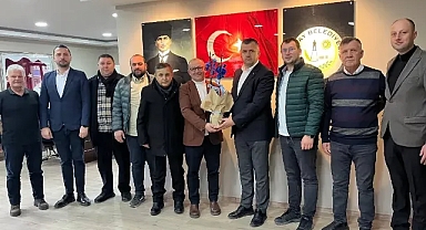 CHP Pınarhisar İlçe Örgütü Saray Belediye Başkanı Abdül Taşyasan'ı Ziyaret Etti