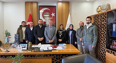 Din Görevlilerinden Başkan Halil Çallı'ya Ziyaret
