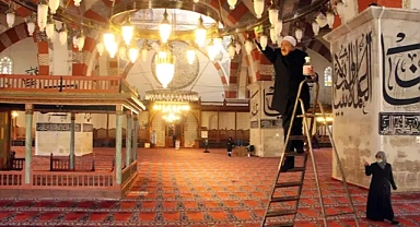 Edirne'de camilerde ramazan hazırlığı