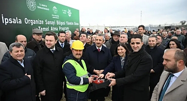 İpsala OSB’de Yönetim Binası Temeli Atıldı