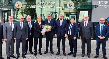 İSO Başkanı Bahçıvan Lüleburgaz TSO'yu Ziyaret Etti