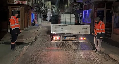 Kırklareli Belediyesi'nden Don ve Buzlanmaya Karşı Yoğun Mücadele; Çalışmalar Sürecek