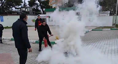 Kırklareli Gençlik ve Spor İl Müdürlüğü'nde Yangın Koruma Eğitimi