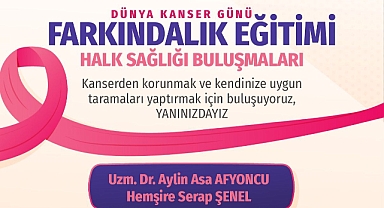 Kırklareli'nde Yarın Dünya Kanser Günü Farkındalık Etkinliği Düzenlenecek