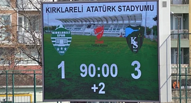Kırklarelispor Türkiye Ziraat Kupasına Veda Etti!