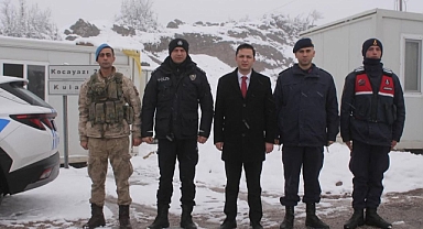 Kofçaz Kaymakamı Neyfel Ören'den Jandarma Ziyareti