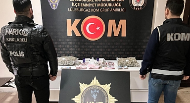 Lüleburgaz'da 2.142 Gram Skank ve 70.000 TL Ele Geçirildi