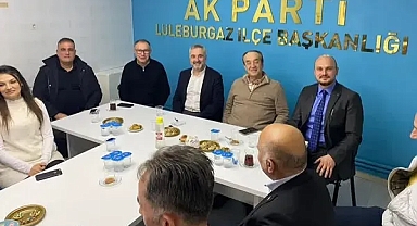 Lüleburgaz TSO'dan AK Parti İlçe Teşkilatına Ziyaret