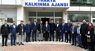 MÜSİAD Tekirdağ Yönetimi, Trakya Kalkınma Ajansı'nı Ziyaret Etti