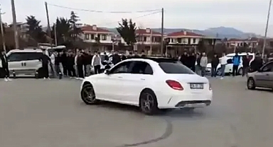 Otomobille drift yapan ehliyetsiz sürücüye 84 bin lira ceza