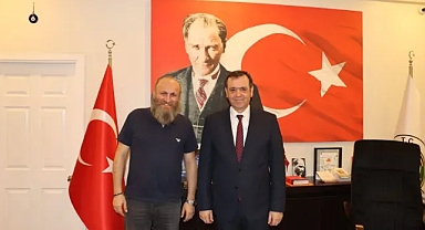 Ünlü Oyuncu Çetin Altay, Başkan Özalp ile Kültürel Projeleri Görüştü
