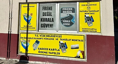 Vize Belediyesi'nden Yeni Hizmet! Tahsilat Noktası Otobüs Terminalinde Açıldı