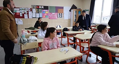 Vize Kaymakamı Balaban'dan Kıyıköy Ortaokulu'na Ziyaret