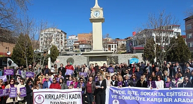 8 Mart'ta Kırklareli'nde Kadınlar Birlik, Mücadele ve Dayanışma İçin Buluştu