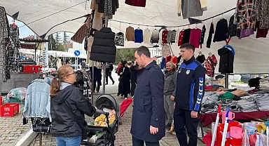 Başkan Ercan Özalp'ten Bayram Öncesi Pazar Ziyareti
