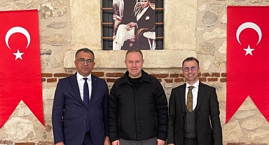 Başkan Ilık, Halkbank Kırklareli Şube Müdürü Menüs’ü Misafir Etti