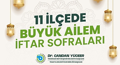 BÜYÜKŞEHİR İFTARLARDA BİNLERCE VATANDAŞI BULUŞTURUYOR