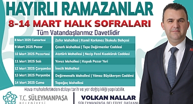 Halk Sofraları Bu Hafta Yedi Farklı Mahalleye Konuk Oluyor