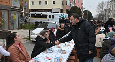Halk Sofrası Vatan Mahallesi’nde Kuruldu