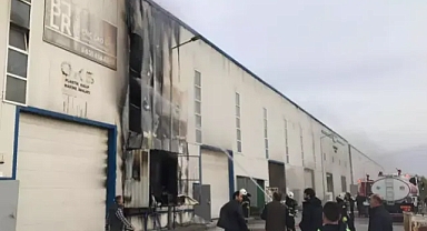 Kalıp imalatı yapılan atölyedeki yangın büyümeden kontrol altına alındı