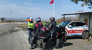 Kırklareli'nde Jandarmadan 7 Günlük Trafik Denetimi Raporu!