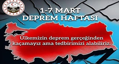 Kırklareli Valisi Uğur Turan'dan Deprem Haftası Mesajı