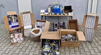 Tekirdağ'da 100 bin makaron ele geçirildi