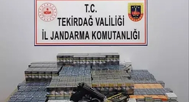 Tekirdağ'da makaron ve kaçak sigara ele geçirildi
