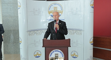 TRAKYA ÜNİVERSİTESİNDE BAYRAMLAŞMA TÖRENİ GERÇEKLEŞTİRİLDİ