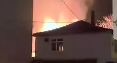 Uzunköprü'de tek katlı evde yangın