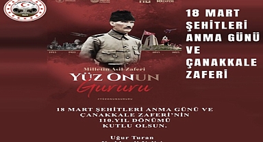 Vali Uğur Turan, 18 Mart Çanakkale Zaferi’nde Şehitleri Rahmetle Andı 
