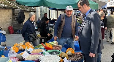 Vize Belediye Başkanı Ercan Özalp İlçe Pazarında Esnaf ve Vatandaşlarla Buluştu